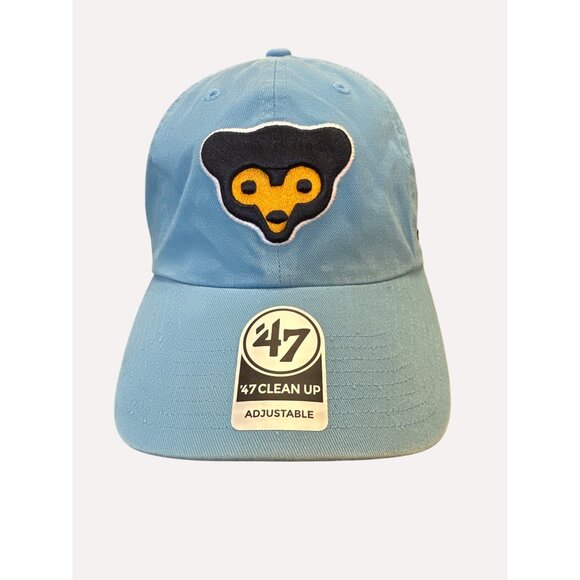Cubs 47 Clean Up Adjustable Hat Light Blue - Picture 1 of 9